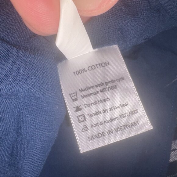 Cecil and Lou Girls Navy Green Plaid Corduroy Collar Blouse Holiday Prep 3T - Picture 10 of 14